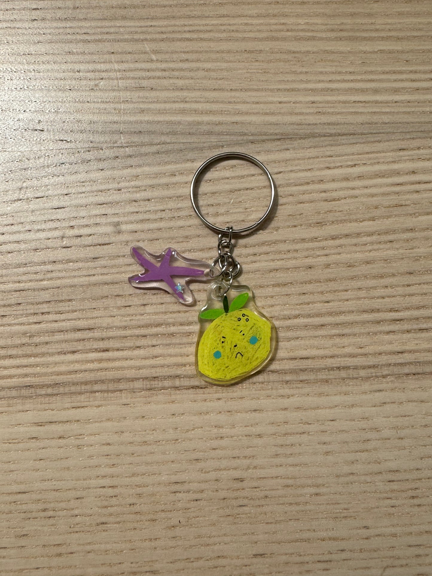 Mini Fruit Charm Keychain