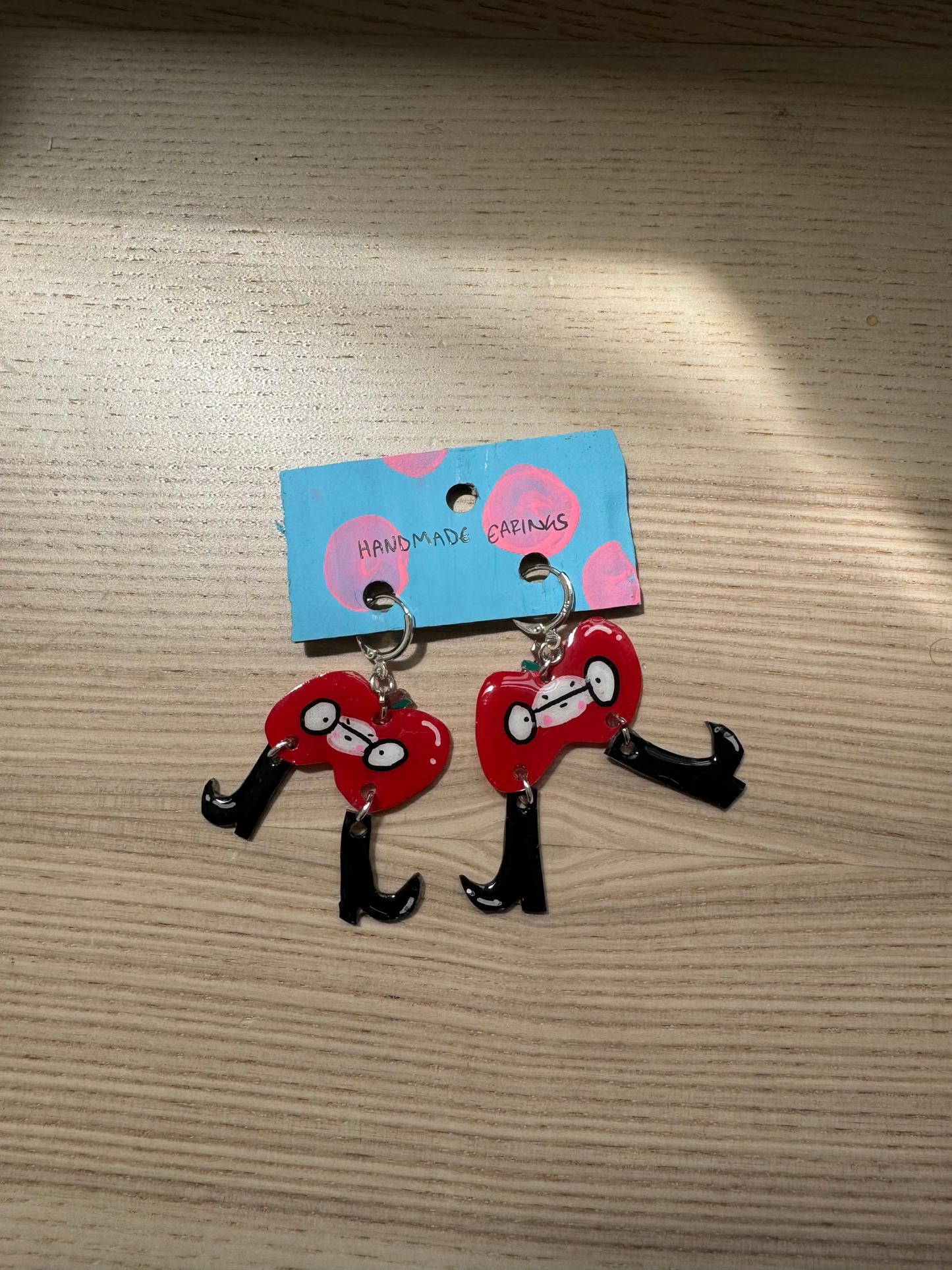 Fruit Boots Charm Earrings | Apples