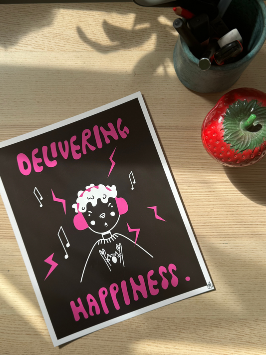 Delivering Happiness Print
