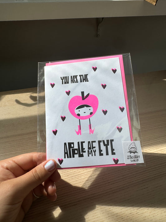 Apple of my Eye Greeting Card