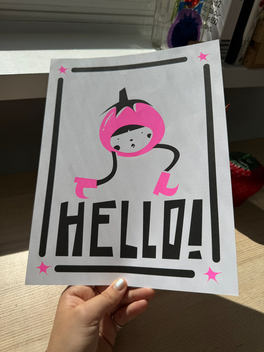 Hello Tomato Print